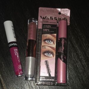 CoverGirl & Flower Beauty Makeup Set - Revolution Pink and Silver